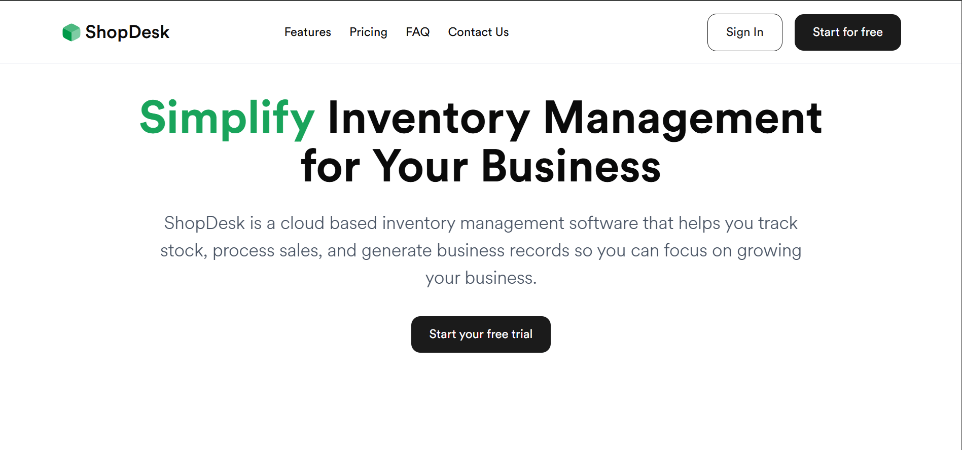 ShopDesk screenshot 1